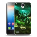 Дизайнерский пластиковый чехол для Lenovo S890 World of warcraft