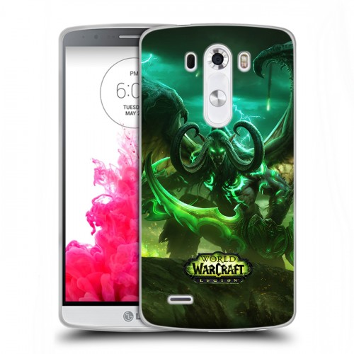 Дизайнерский пластиковый чехол для LG G3 (Dual-LTE) World of warcraft