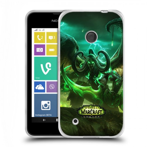 Дизайнерский пластиковый чехол для Nokia Lumia 530 World of warcraft