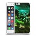 Дизайнерский силиконовый чехол для Iphone 6 Plus/6s Plus World of warcraft