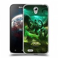 Дизайнерский пластиковый чехол для Lenovo A859 Ideaphone World of warcraft