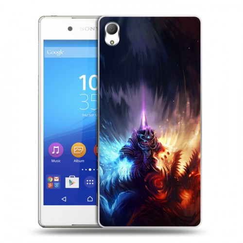 Дизайнерский пластиковый чехол для Sony Xperia Z3+ World of warcraft