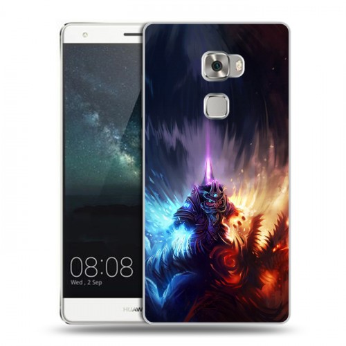 Дизайнерский пластиковый чехол для Huawei Mate S World of warcraft