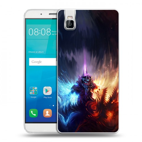 Дизайнерский пластиковый чехол для Huawei ShotX World of warcraft