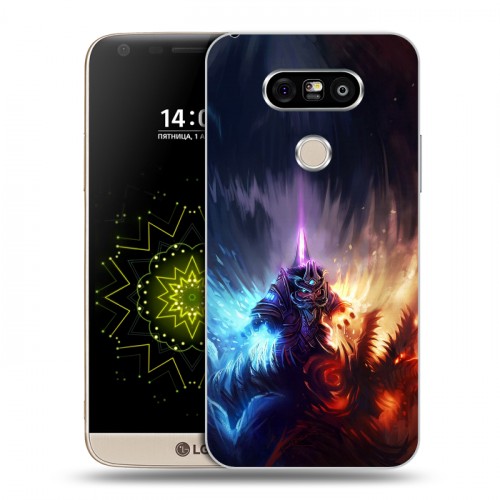 Дизайнерский пластиковый чехол для LG G5 World of warcraft