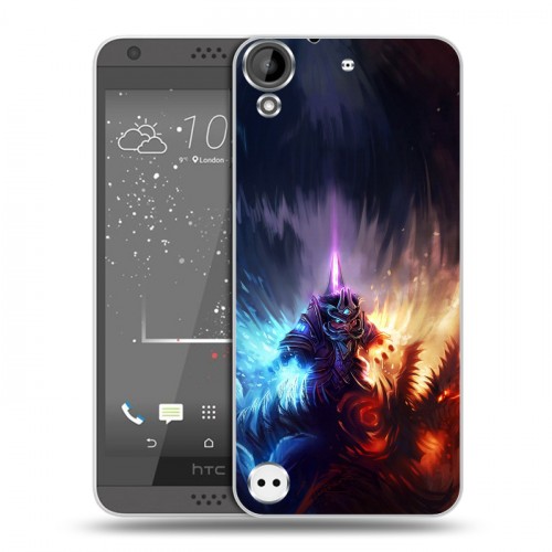 Дизайнерский пластиковый чехол для HTC Desire 530 World of warcraft