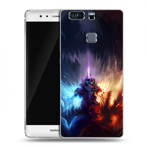 Дизайнерский пластиковый чехол для Huawei P9 Plus World of warcraft