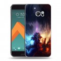 Дизайнерский пластиковый чехол для HTC 10 World of warcraft