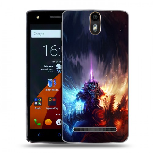 Дизайнерский силиконовый чехол для Wileyfox Storm World of warcraft