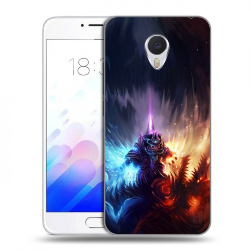 Дизайнерский пластиковый чехол для Meizu M3E World of warcraft