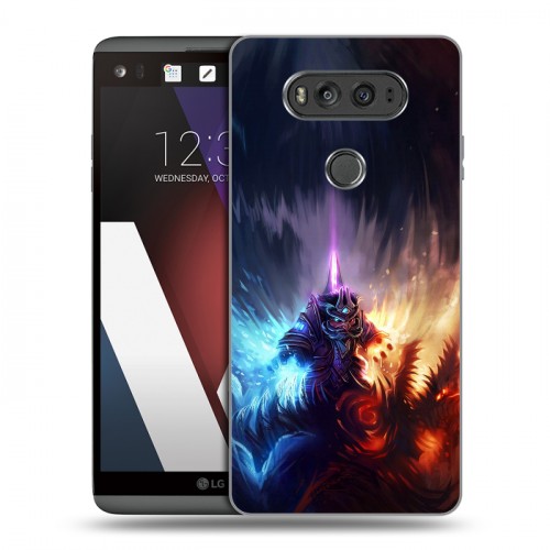 Дизайнерский пластиковый чехол для LG V20 World of warcraft