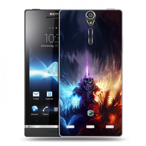 Дизайнерский пластиковый чехол для Sony Xperia S World of warcraft