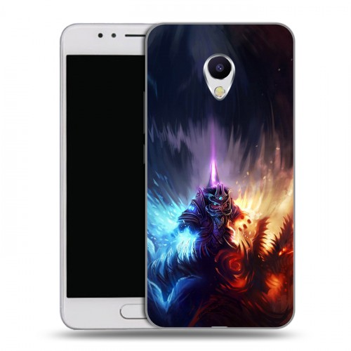 Дизайнерский силиконовый чехол для Meizu M5s World of warcraft