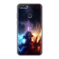 Дизайнерский силиконовый чехол для Huawei P Smart World of warcraft