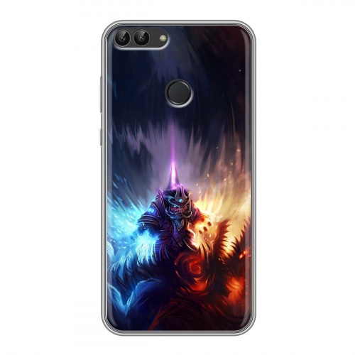 Дизайнерский силиконовый чехол для Huawei P Smart World of warcraft