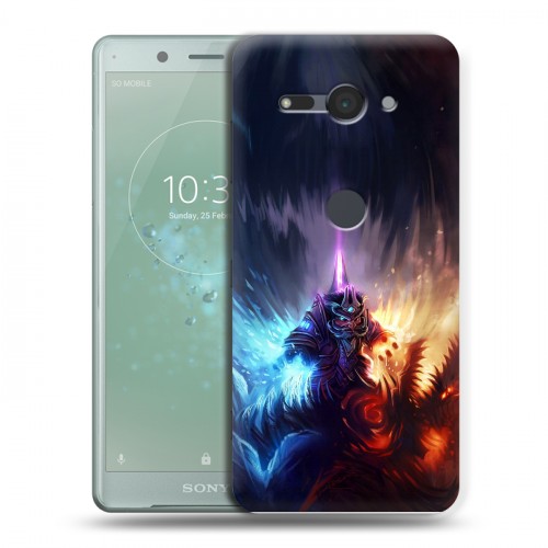 Дизайнерский силиконовый чехол для Sony Xperia XZ2 Compact World of warcraft