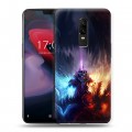 Дизайнерский пластиковый чехол для OnePlus 6 World of warcraft