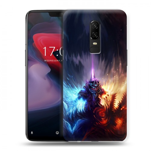 Дизайнерский пластиковый чехол для OnePlus 6 World of warcraft