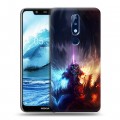 Дизайнерский силиконовый чехол для Nokia 5.1 Plus World of warcraft