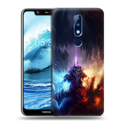 Дизайнерский силиконовый чехол для Nokia 5.1 Plus World of warcraft