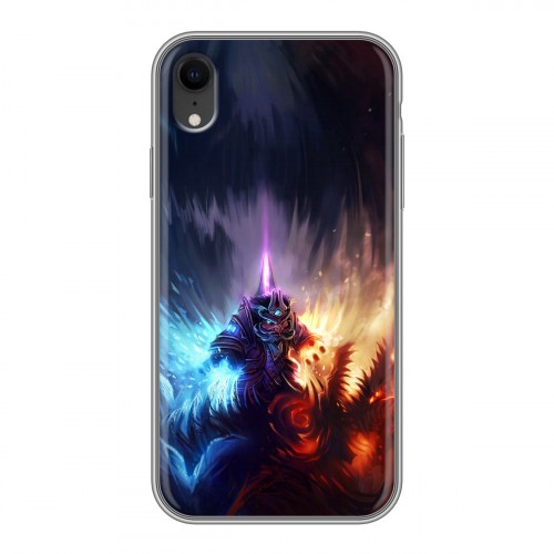 Дизайнерский силиконовый чехол для Iphone Xr World of warcraft