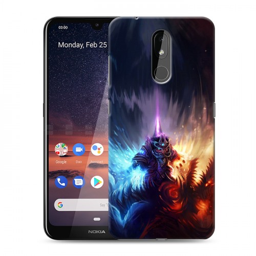 Дизайнерский силиконовый чехол для Nokia 3.2 World of warcraft