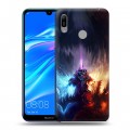 Дизайнерский пластиковый чехол для Huawei Y6 (2019) World of warcraft