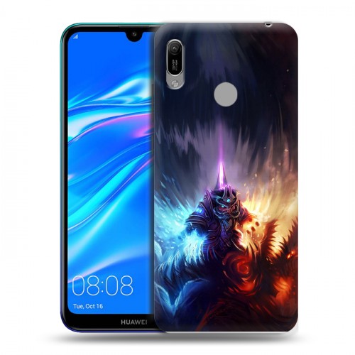 Дизайнерский пластиковый чехол для Huawei Y6 (2019) World of warcraft