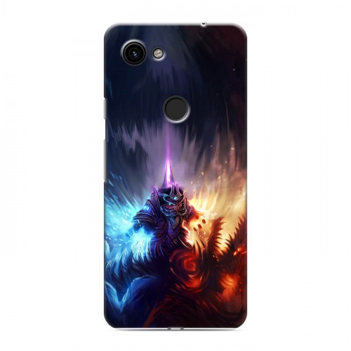 Дизайнерский пластиковый чехол для Google Pixel 3a World of warcraft