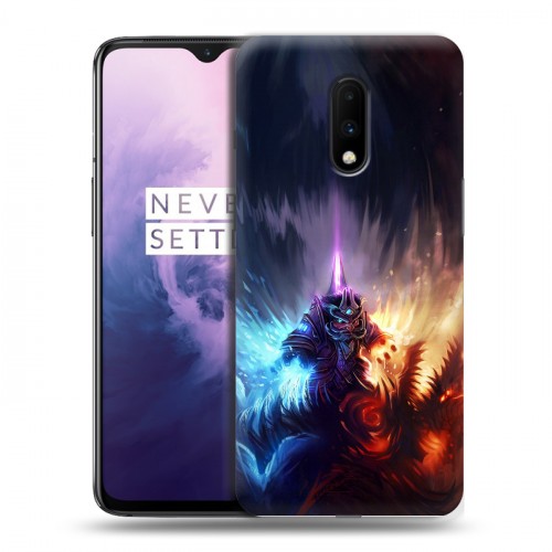 Дизайнерский пластиковый чехол для OnePlus 7 World of warcraft