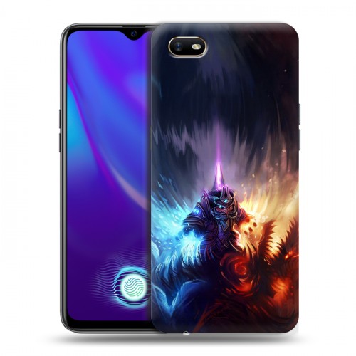 Дизайнерский силиконовый с усиленными углами чехол для OPPO A1k World of warcraft