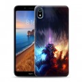 Дизайнерский силиконовый чехол для Xiaomi RedMi 7A World of warcraft