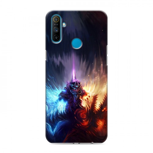 Дизайнерский силиконовый чехол для Realme C3 World of warcraft