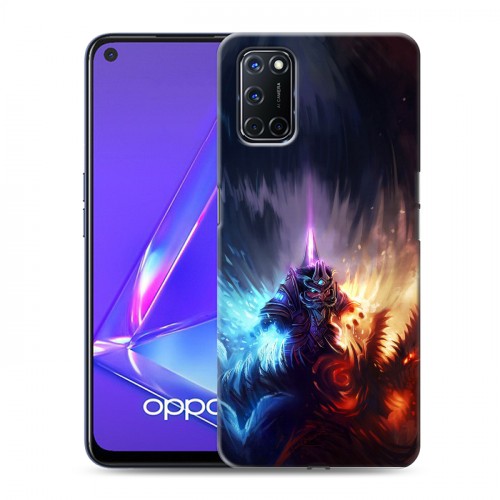 Дизайнерский пластиковый чехол для OPPO A52 World of warcraft