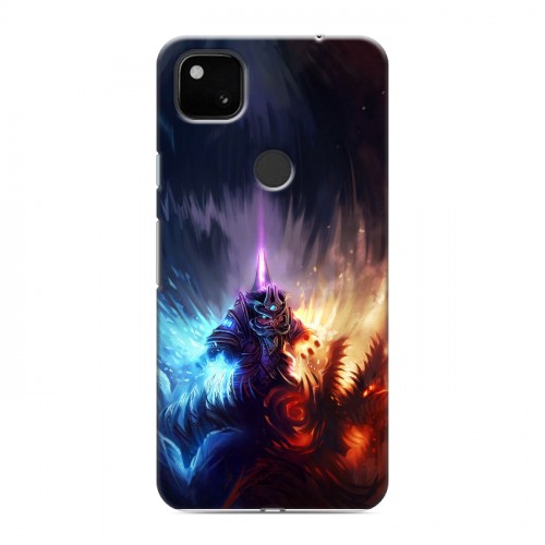 Дизайнерский пластиковый чехол для Google Pixel 4a World of warcraft