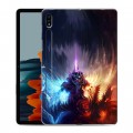 Дизайнерский силиконовый чехол для Samsung Galaxy Tab S7 World of warcraft