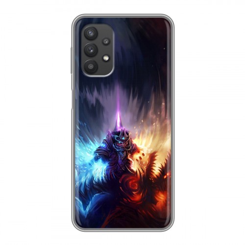 Дизайнерский силиконовый чехол для Samsung Galaxy A32 World of warcraft