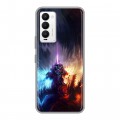 Дизайнерский силиконовый чехол для Tecno Camon 18 World of warcraft