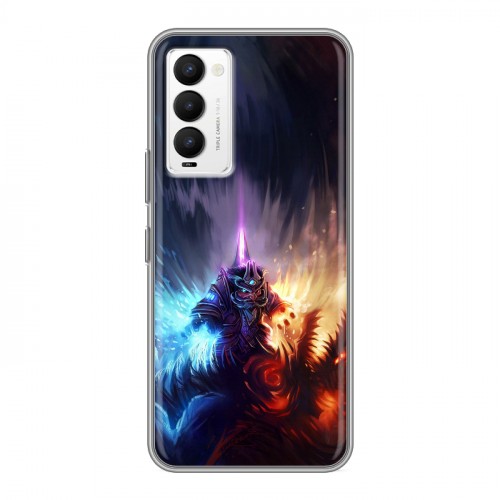 Дизайнерский силиконовый чехол для Tecno Camon 18 World of warcraft