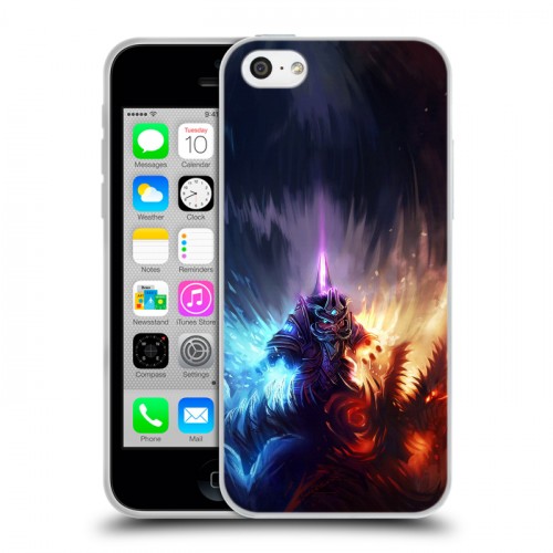 Дизайнерский пластиковый чехол для Iphone 5c World of warcraft