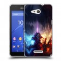 Дизайнерский пластиковый чехол для Sony Xperia E4g World of warcraft