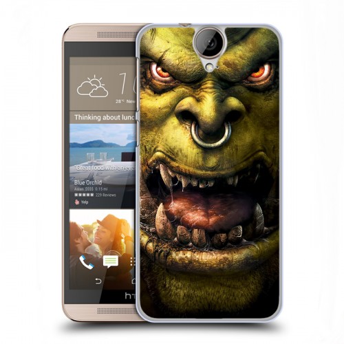 Дизайнерский пластиковый чехол для HTC One E9+ World of warcraft