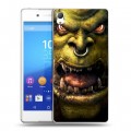 Дизайнерский пластиковый чехол для Sony Xperia Z3+ World of warcraft