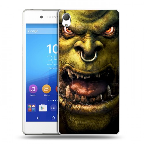 Дизайнерский пластиковый чехол для Sony Xperia Z3+ World of warcraft