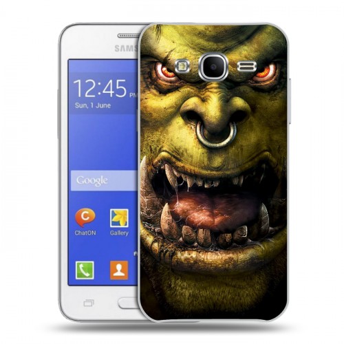 Дизайнерский силиконовый чехол для Samsung Galaxy J7 World of warcraft