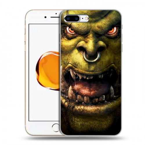 Дизайнерский пластиковый чехол для Iphone 7 Plus / 8 Plus World of warcraft