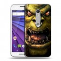 Дизайнерский пластиковый чехол для Lenovo Moto G World of warcraft