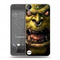 Дизайнерский пластиковый чехол для HTC Desire 530 World of warcraft