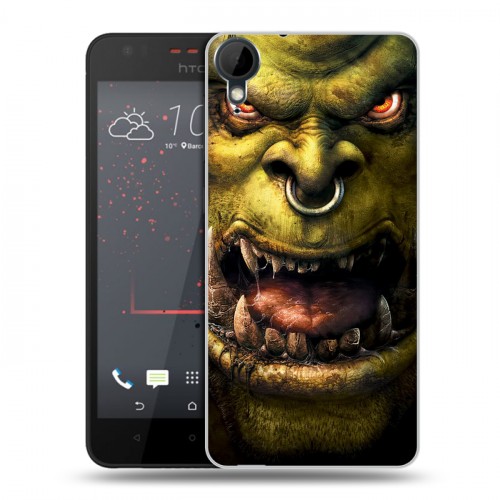 Дизайнерский пластиковый чехол для HTC Desire 825 World of warcraft