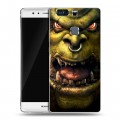 Дизайнерский пластиковый чехол для Huawei P9 Plus World of warcraft